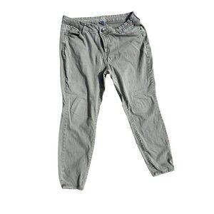 N62 Womens Signature Fit Skinny Jeans Gray Size 14 Petite Cotton Blend